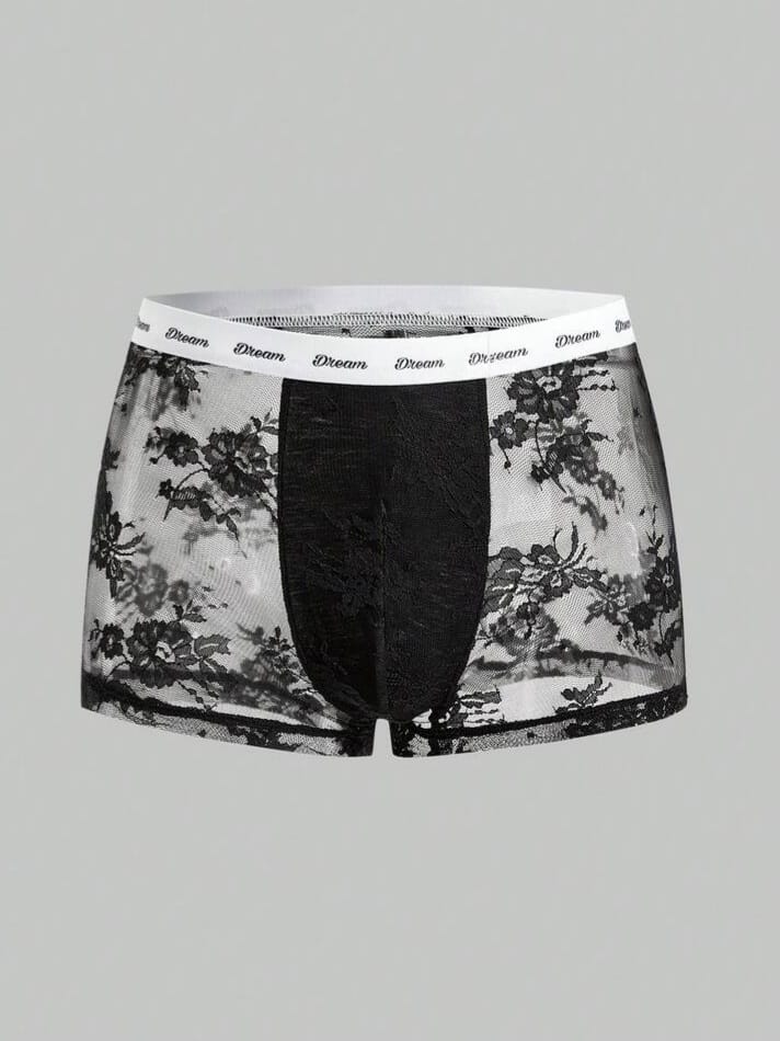 Men's lace trim briefs Underwear